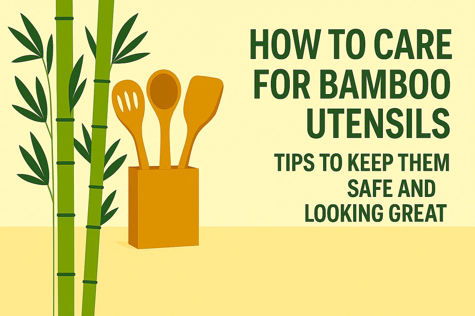 How to Care for Bamboo Utensils: Simple Tips to Keep Them Looking Great bamboo utensils care guide 1